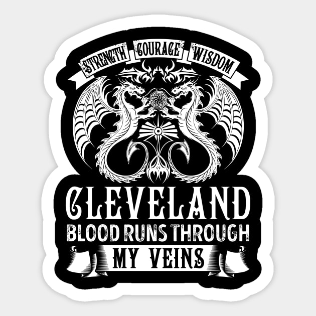 CLEVELAND Sticker by Kallamor